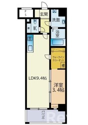 レーベン姪浜駅前の物件間取画像